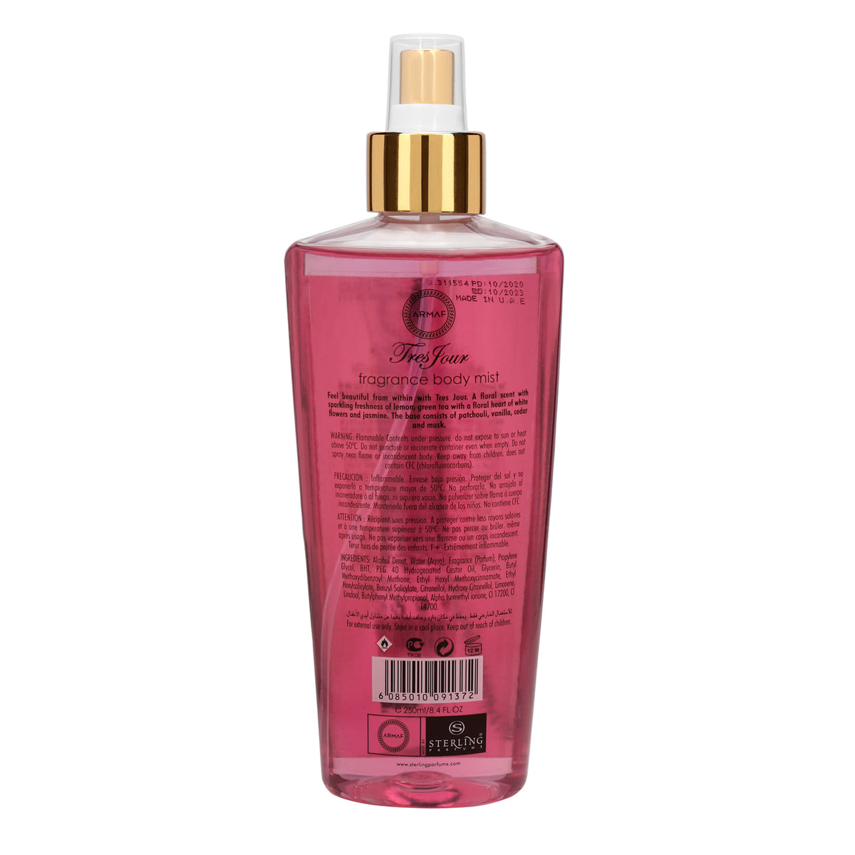 Armaf Tres Jour Women Mist 250Ml
