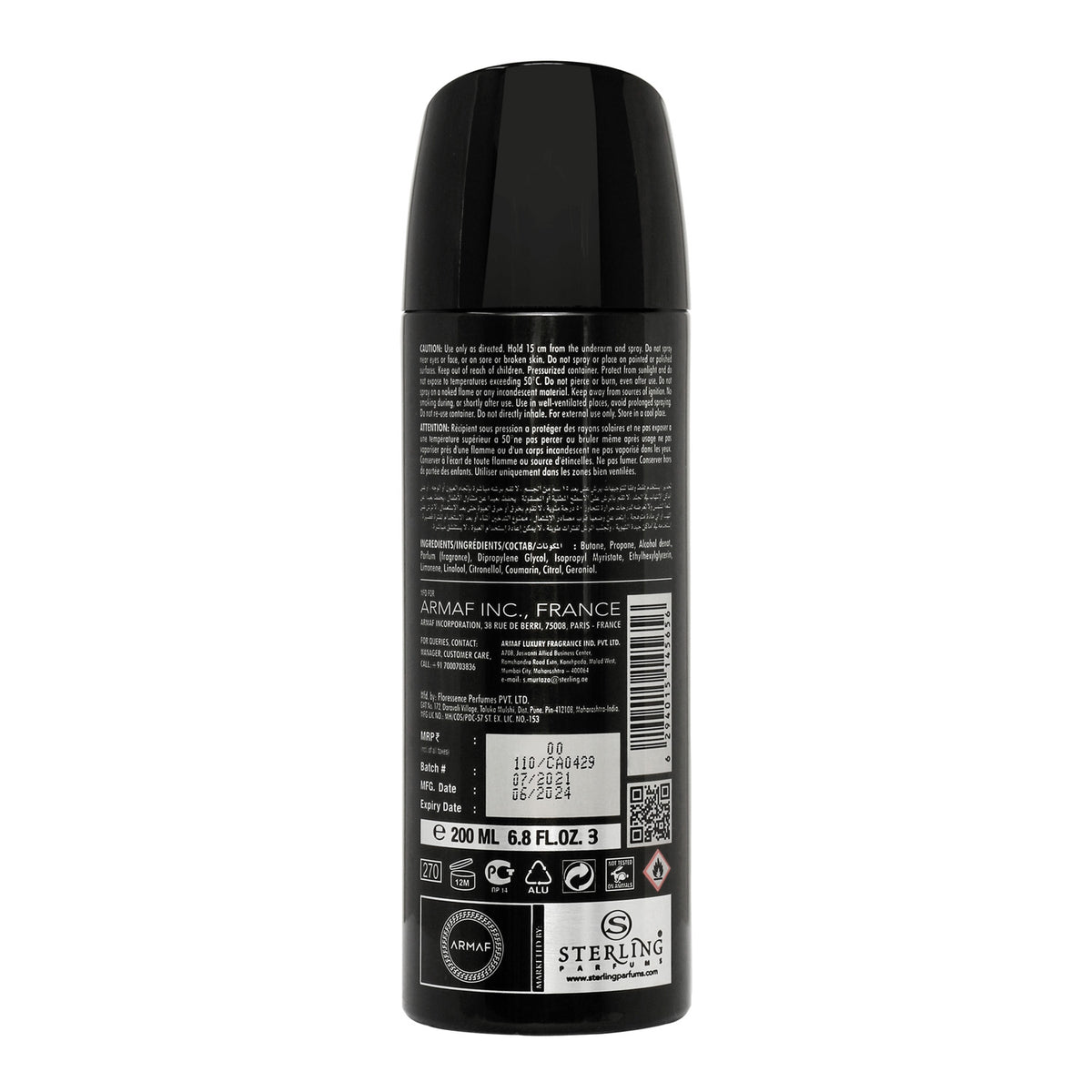 Armaf Ventana Men Deo 200Ml
