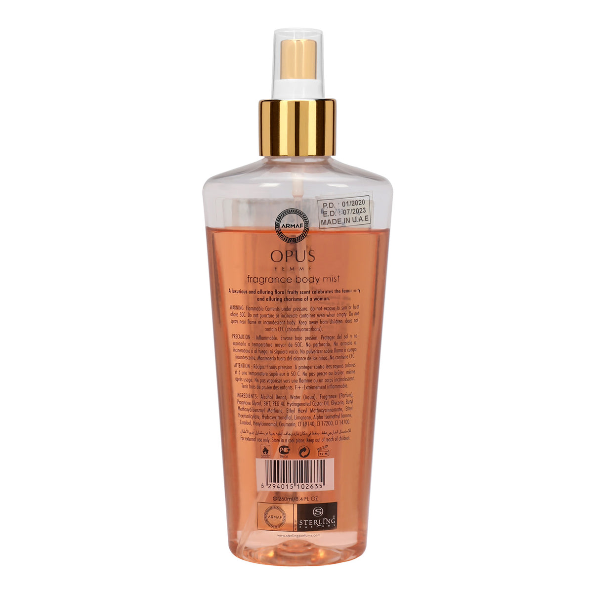 Armaf Opus Women Mist 250Ml